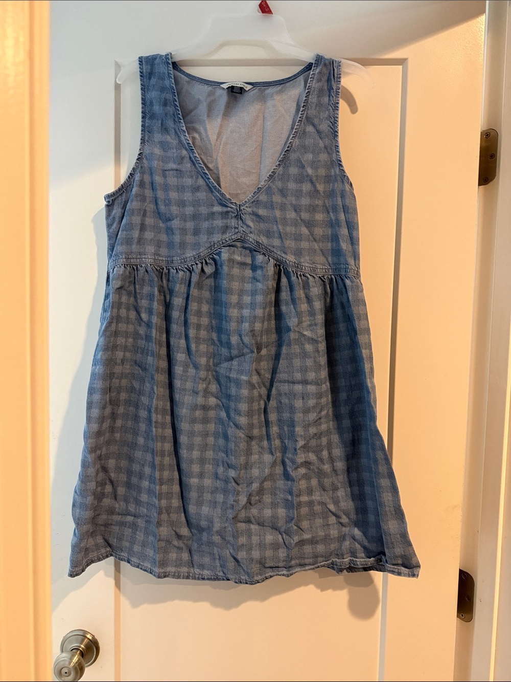American Eagle Outfitters Light Blue Chambray dress